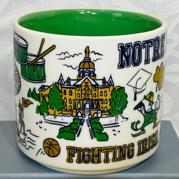 NEW NOTRE DAME STARBUCKS BEEN THERE SERIES CAMPUS COLLECTION MUG CUP 2023 BOXED - Picture 4 of 7